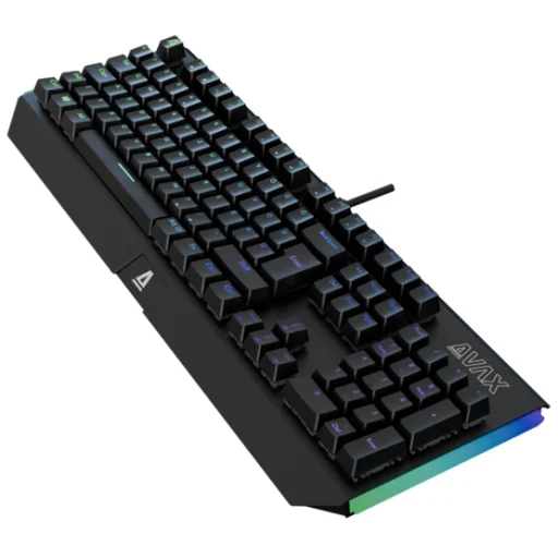 BIL AVAX FS01 Full size mechanikus vezetékes alumínium billentyűzet Outemu barna switch, magyar kiosztás - 4