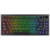 BIL AVAX GM02 PRO 75% Gasket RGB tri-mode mechanikus billentyűzet Gateron sárga switch, magyar kiosztás