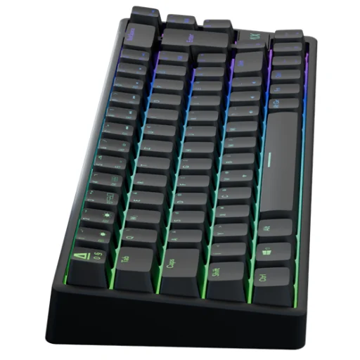 BIL AVAX GM01 PRO 65% RGB tri-mode mechanikus billentyűzet Gateron piros switch, magyar kiosztás - 2