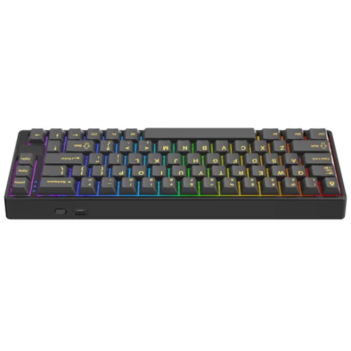 BIL AVAX GM01 PRO 65% RGB tri-mode mechanikus billentyűzet Gateron piros switch, magyar kiosztás - 3