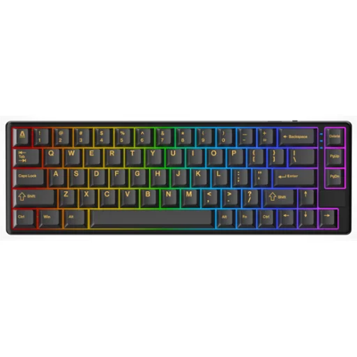 BIL AVAX GM01 PRO 65% RGB tri-mode mechanikus billentyűzet Gateron piros switch, magyar kiosztás - 1