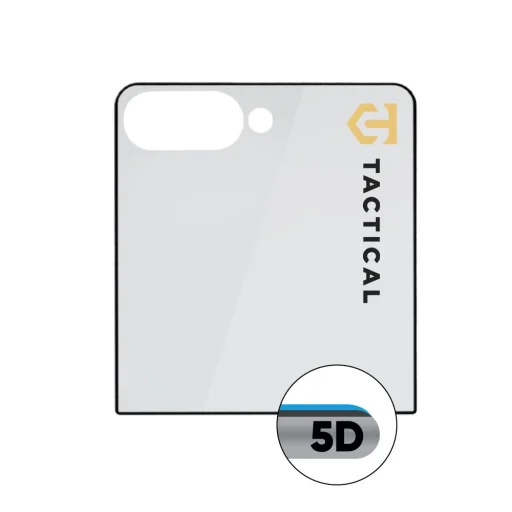 Tactical Glass Shield 5D (Külső) Samsung Galaxy Z Flip 7 fekete üvegfólia - 3