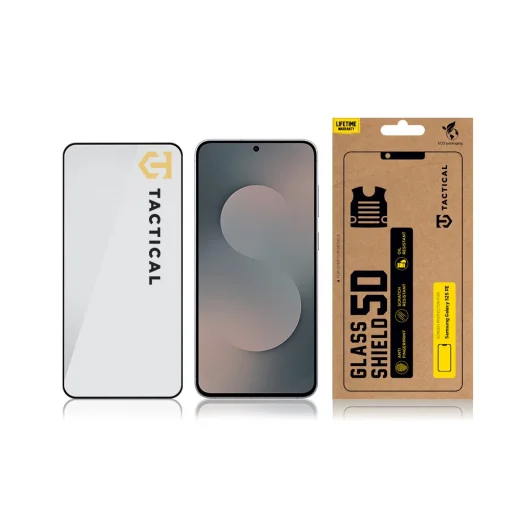 Tactical Glass Shield 5D Samsung Galaxy S25 FE fekete üvegfólia - 3