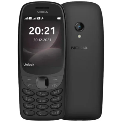 Nokia 6310 TA-1607 telefon fekete - 1