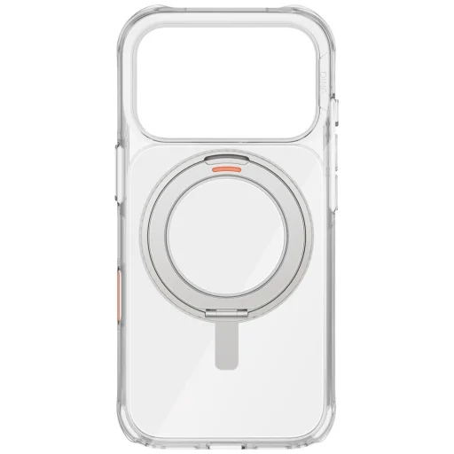 iPhone 17 Pro UNIQ Swivix 360 fokban forgatható kitámasztós átlátszó tok - 3