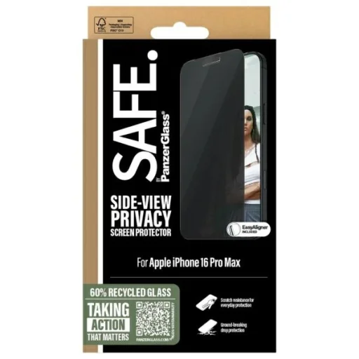 iPhone 16 Pro Max SAFE by PanzerGlass 6.9" Adatvédelmi Üvegfólia Ultra-Széles Illeszkedés SAFEP95878 - 4
