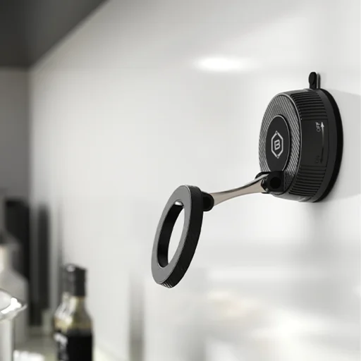 Blavec autós tartó BHV-03 mágneses vákuumos műszerfalra vagy szélvédőre (BHV03-PMB) fekete - 2