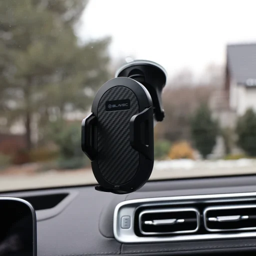 Blavec BH-20 autós telefontartó szélvédőre (BH20-WSB) fekete - 5