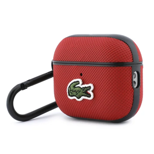 Lacoste Petit Piqué Croc Logo Patch AirPods Pro 3 tok piros - 3