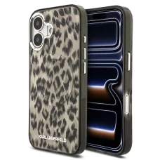 Karl Lagerfeld IML Leopard MagSafe tok iPhone 17-hez Barna Tok