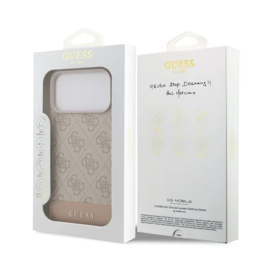 Guess PU 4G Stripe tok iPhone 17 Pro Max Pink - 7