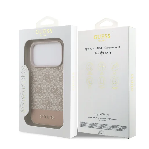 Guess PU 4G Stripe tok iPhone 17 Pro Pink - 7