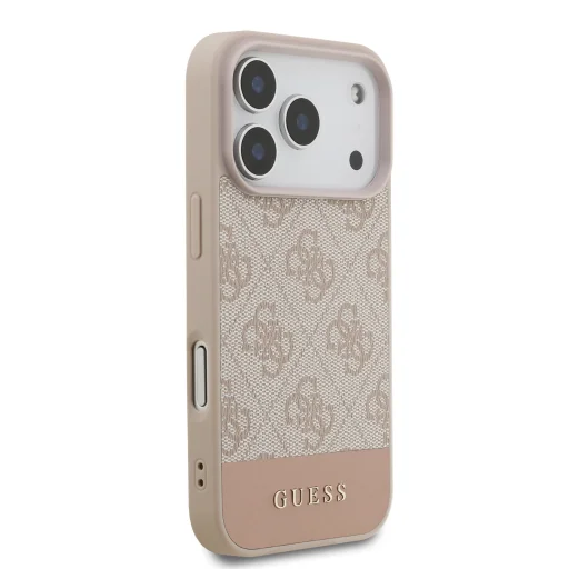 Guess PU 4G Stripe tok iPhone 17 Pro Pink - 4