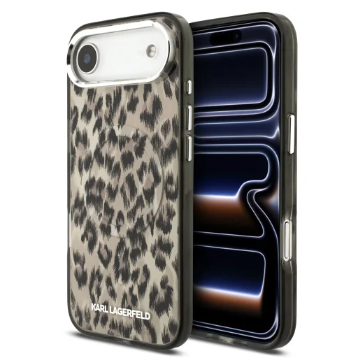 Karl Lagerfeld IML Leopard MagSafe tok iPhone 17 Air barna tok - 1