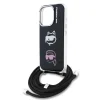 Karl Lagerfeld IML Crossbody K&CH Heads Case for iPhone 16 Pro Black thumbnail