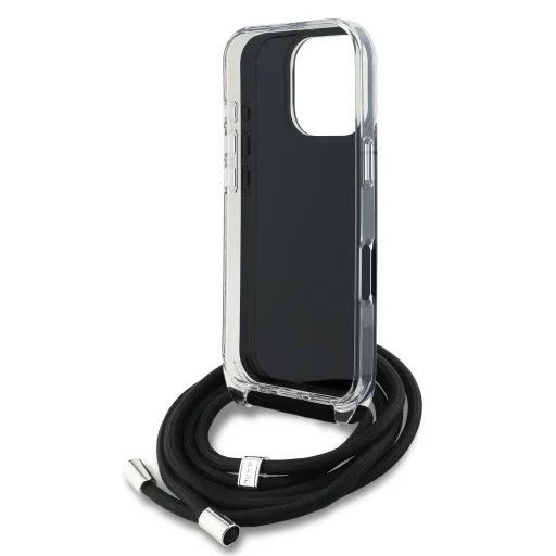 Karl Lagerfeld IML Crossbody K&CH Heads Case for iPhone 16 Pro Black - 5