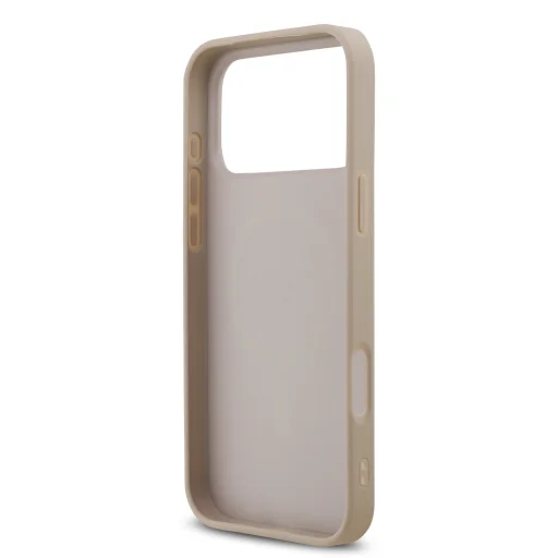 Guess PU Bőr 4G Színes Gyűrűs MagSafe tok iPhone 17 Pro Max rózsaszín tok - 6