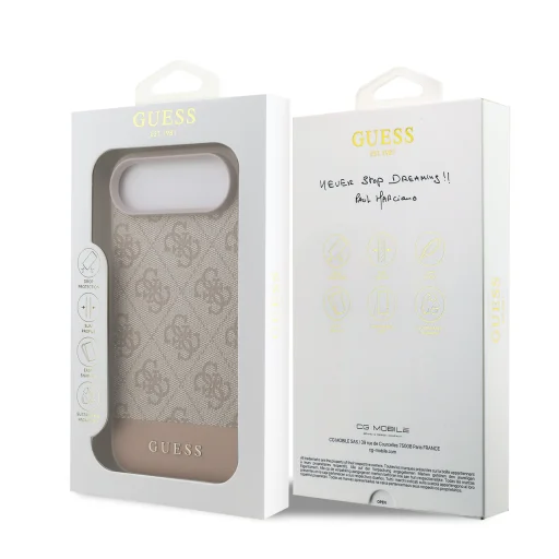 Guess PU 4G Stripe tok iPhone 17 Air Pink - 7