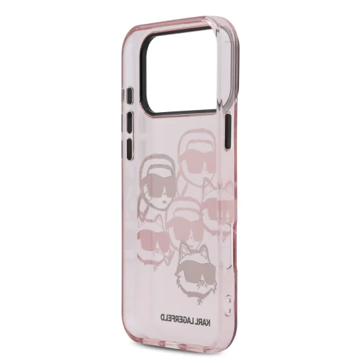 Karl Lagerfeld IML Multi K&CH Heads tok iPhone 17 Pro Max Pink - 6