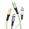 USAMS U52 USB-C 2A Gyors Töltő Kábel 1m zöld SJ436USB02 (US-SJ436) - 3