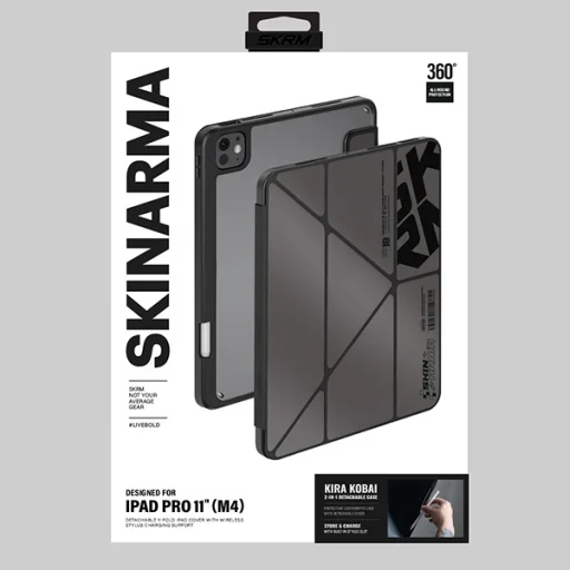 iPad Pro 11" (M4) Skinarma Kira Kobai tok, pisztolyszürke - 5