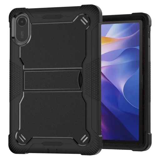 Xiaomi Redmi Pad 2 Techsuit - Rugged TabShell + Képernyővédő - Fekete tok - 1