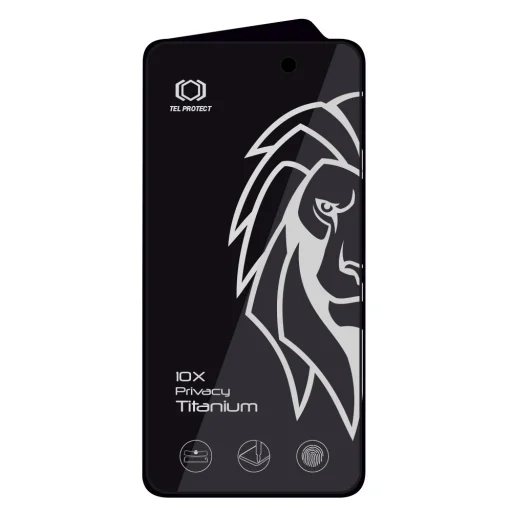 Tel Protect 10X Privacy Titanium üvegfólia iPhone 17 Pro Max-hoz, - 3