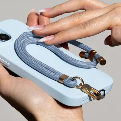 Univerzális csuklópánt Elegáns világoskék - 4