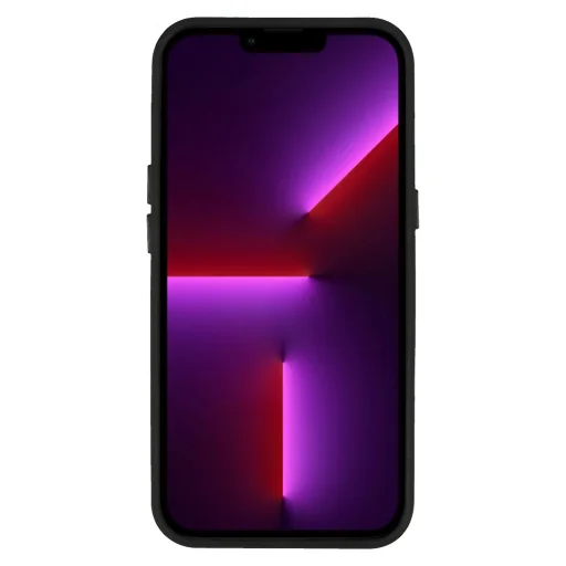 Bőr 3D tok iPhone 13 Pro design 1 fekete - 3