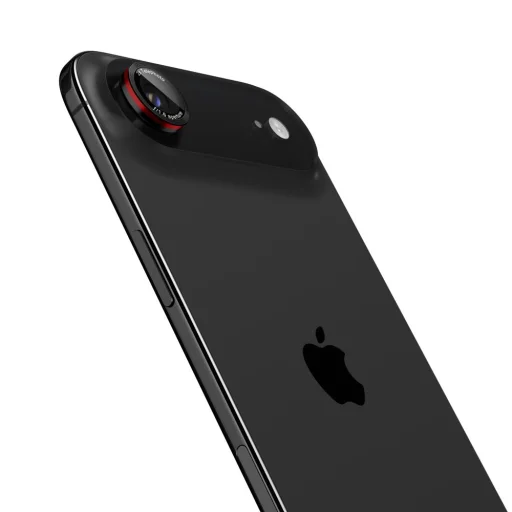 iPhone 17 Air Spigen Optik Pro L-Series üvegfólia fekete/piros - 3