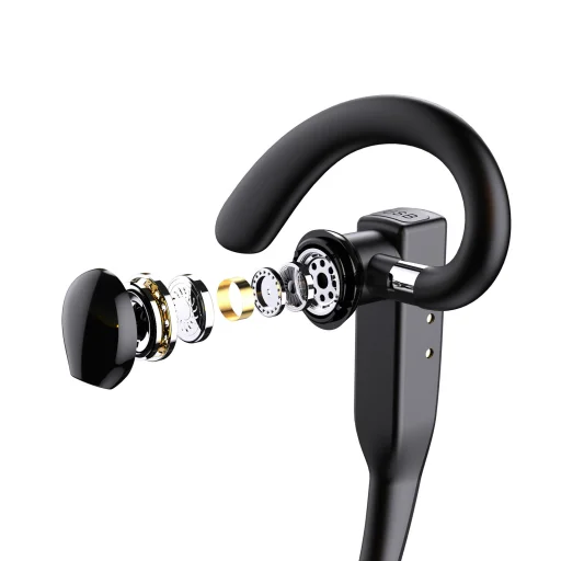 Forever BH-100 vezeték nélküli headset töltőtokkal fekete - 4