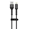 Blavec Cable Raptor fonott - USB to Lightning - 1,5A 2 méter (CRA-UL15BG20) fekete-szürke thumbnail
