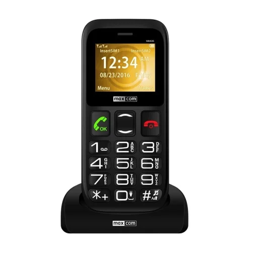 Mobiltelefon GSM MAXCOM MM 426SE FEKETE - 1