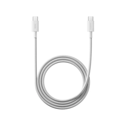 Xiaomi Eredeti USB-C/USB-C Adatkábel 6A 1m Fehér - 1