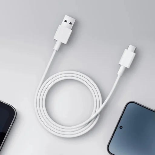 Xiaomi Eredeti USB-A/USB-C Adatkábel 3A 1m Fehér, - 3