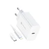 Forcell F-Energy USB C QC4.0 PD 3A 20W + kábel USB C Lightning fehér thumbnail