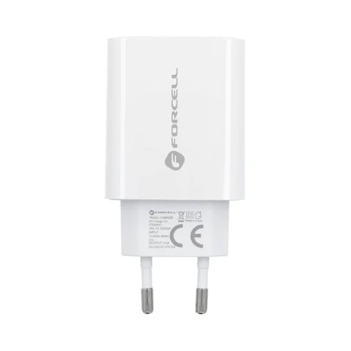 Forcell F-Energy USB C QC4.0 PD 3A 20W + kábel USB C Lightning fehér - 2