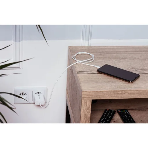 Forcell F-Energy USB C QC4.0 PD 3A 20W + kábel USB C Lightning fehér - 30