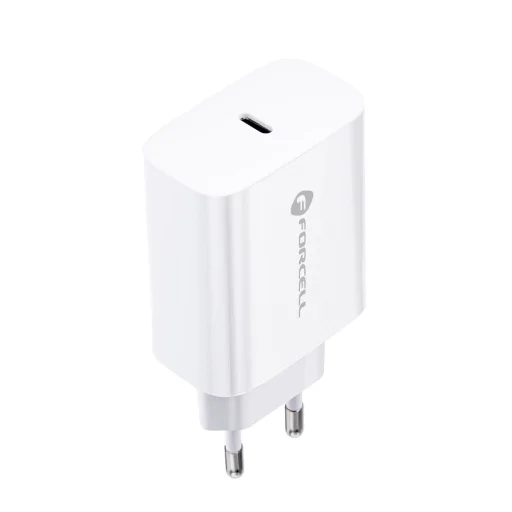 Forcell F-Energy USB C QC4.0 PD 3A 20W + kábel USB C Lightning fehér - 4
