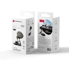 F-Grip IronSecure szélvédőre/műszerfalra szerelhető mágneses autós telefontartó fekete,