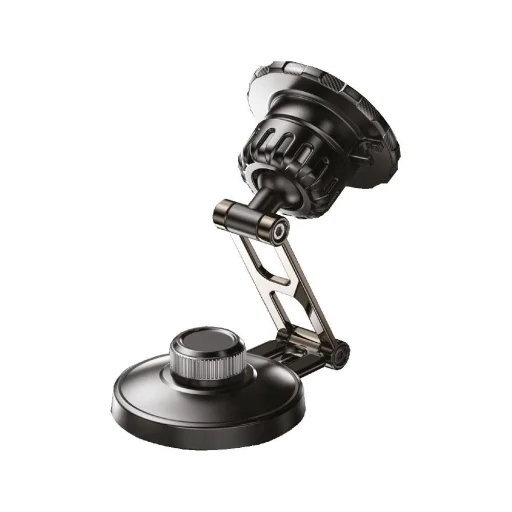 F-Grip IronSecure szélvédőre/műszerfalra szerelhető mágneses autós telefontartó fekete, - 3