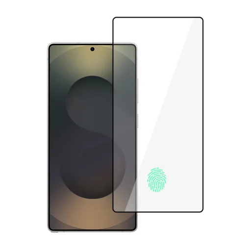 Edzett üveg Tel Protect 10X HD Titanium Samsung Galaxy S25 Ultra készülékhez (ujjlenyomat feloldás támogatásával) (boríték), üvegfólia - 2