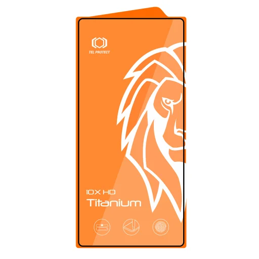 Edzett üveg Tel Protect 10X HD Titanium Samsung Galaxy S25 Ultra készülékhez (ujjlenyomat feloldás támogatásával) (boríték), üvegfólia - 3