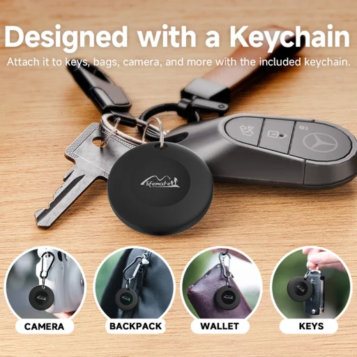 Lifemate GPS Bluetooth LifeTag Nyomkövető HD-P16-3 Android fekete - 9