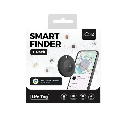 Lifemate GPS Bluetooth LifeTag Nyomkövető HD-P16-3 Android fekete - 12