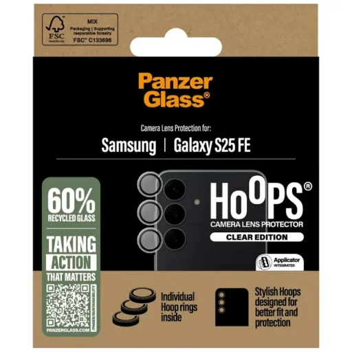 Samsung Galaxy S25 FE PanzerGlass Hoops Lens Protector üvegfólia átlátszó - 4