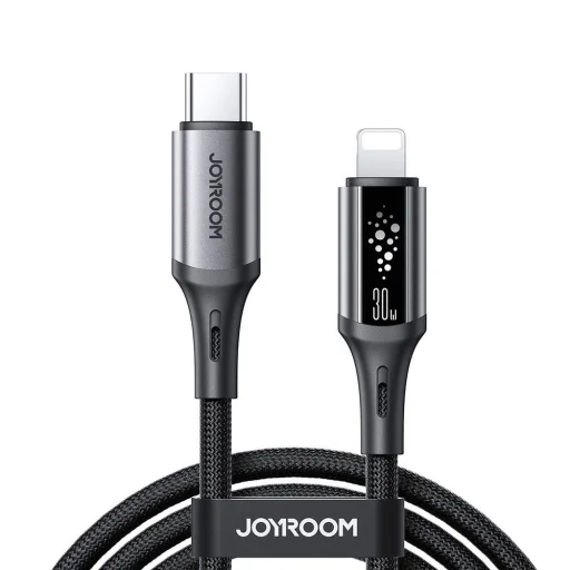 Joyroom S-A60 StarTalk 30W USB-C - Lightning 1,2m - fekete - 1