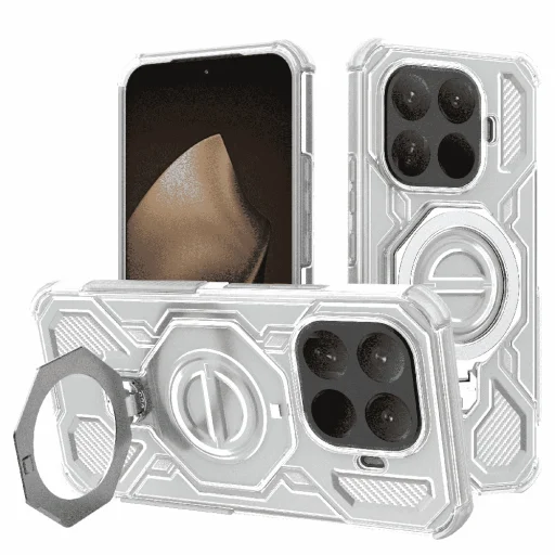 Xiaomi 15T Pro Fehér Átlátszó Techsuit Carbon Shield PRO tok - 1