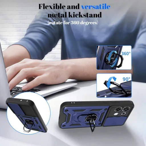 Oppo A6 Pro 4G / A6 Pro 5G Blue Techsuit CamShield Series tok - 5