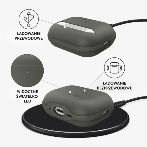 Apple AirPods Pro 3 Tech-protect Naturalfit Olive Zöld tok - 7